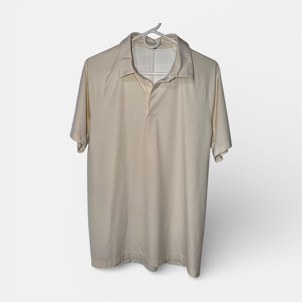 lululemon athletica Men's Beige Polo Shirt